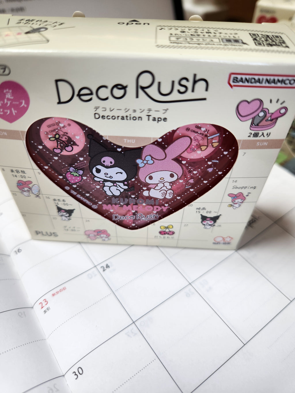 Sanrio Exclusive Washi & Deco Tape Set | For Journaling, Planning & Creative Fun