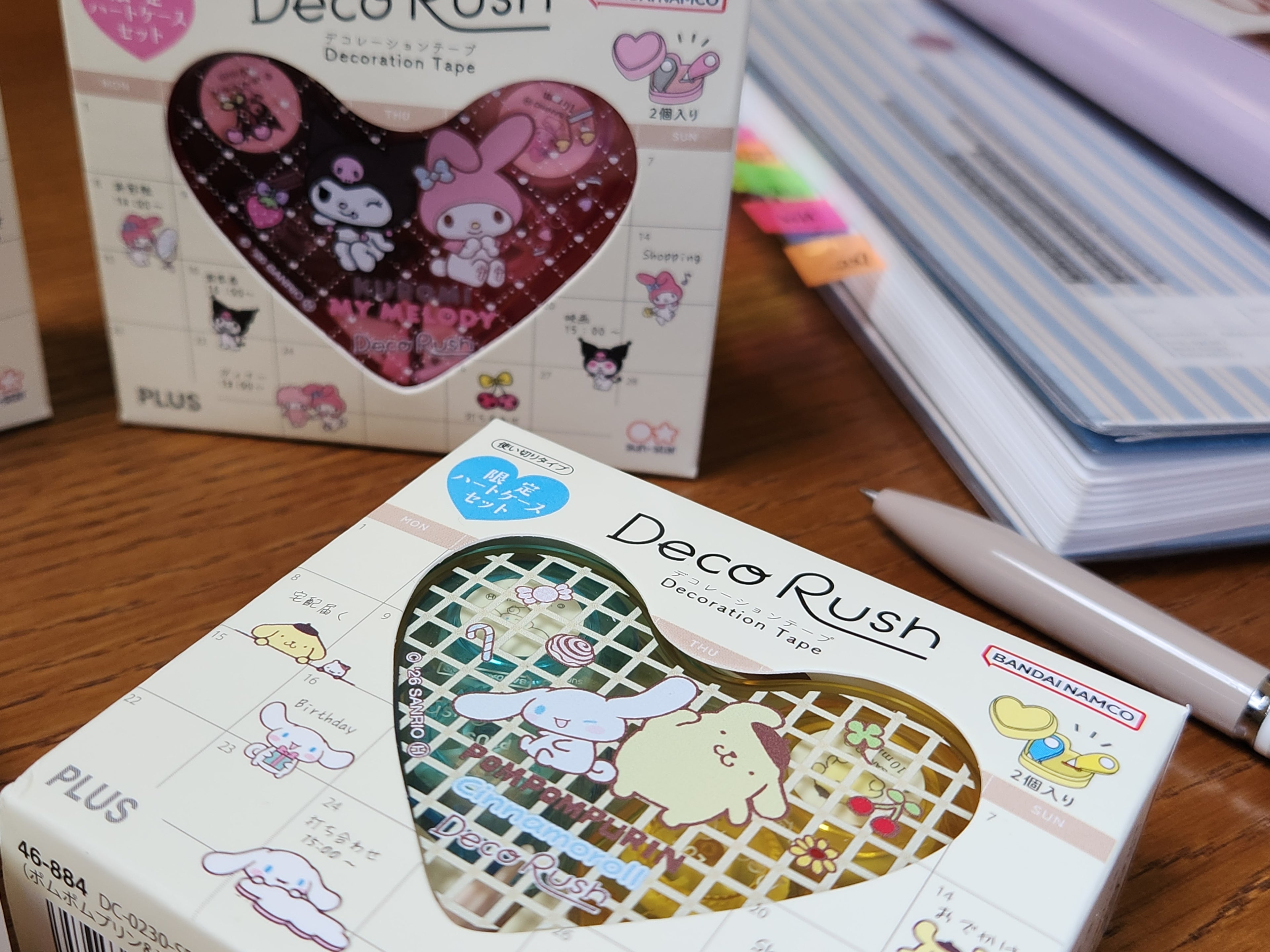 Sanrio Exclusive Washi & Deco Tape Set | For Journaling, Planning & Creative Fun