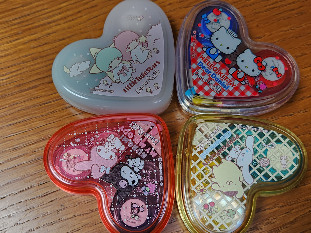 Sanrio Exclusive Washi & Deco Tape Set | For Journaling, Planning & Creative Fun