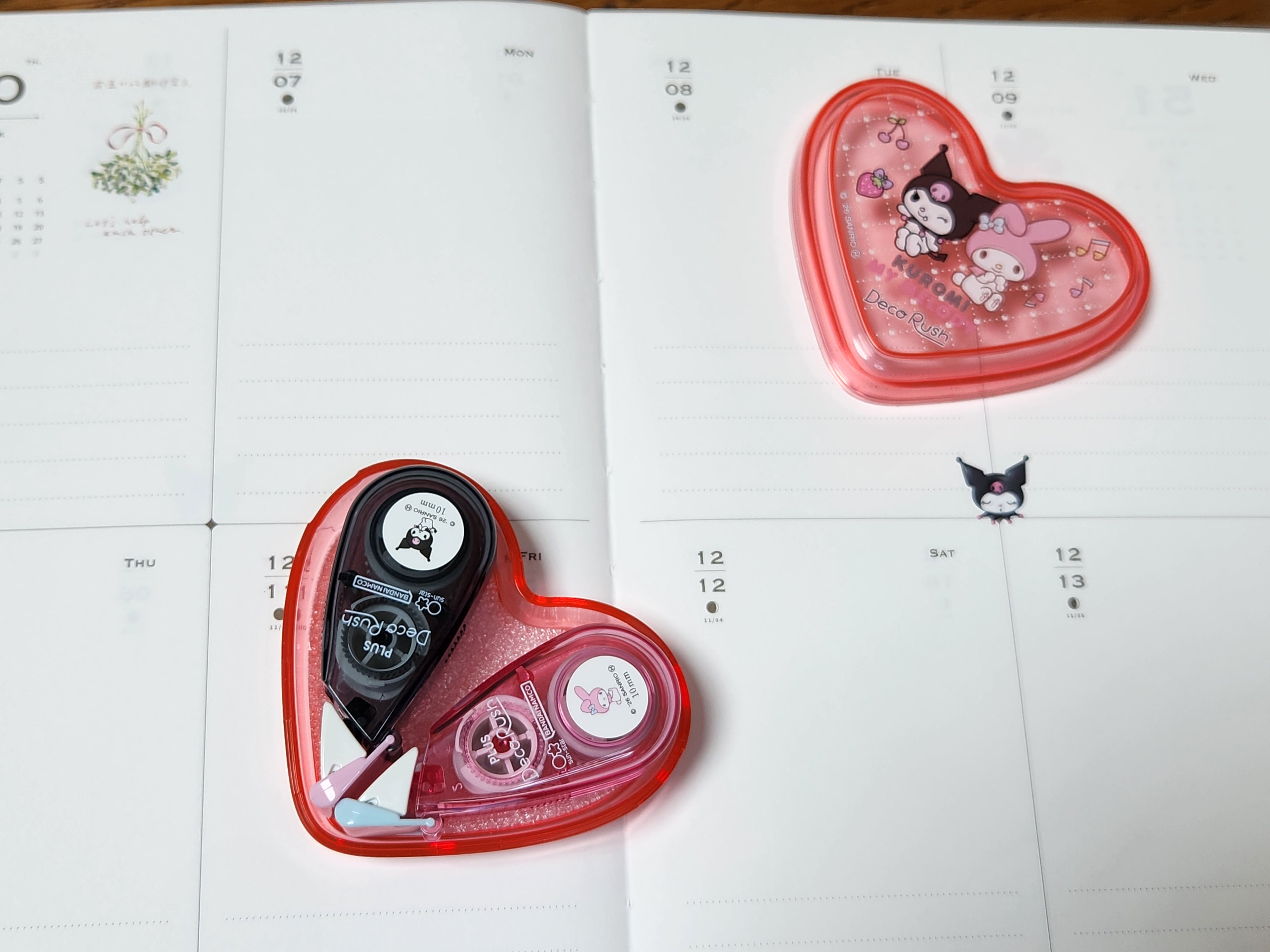 Sanrio Exclusive Washi & Deco Tape Set | For Journaling, Planning & Creative Fun