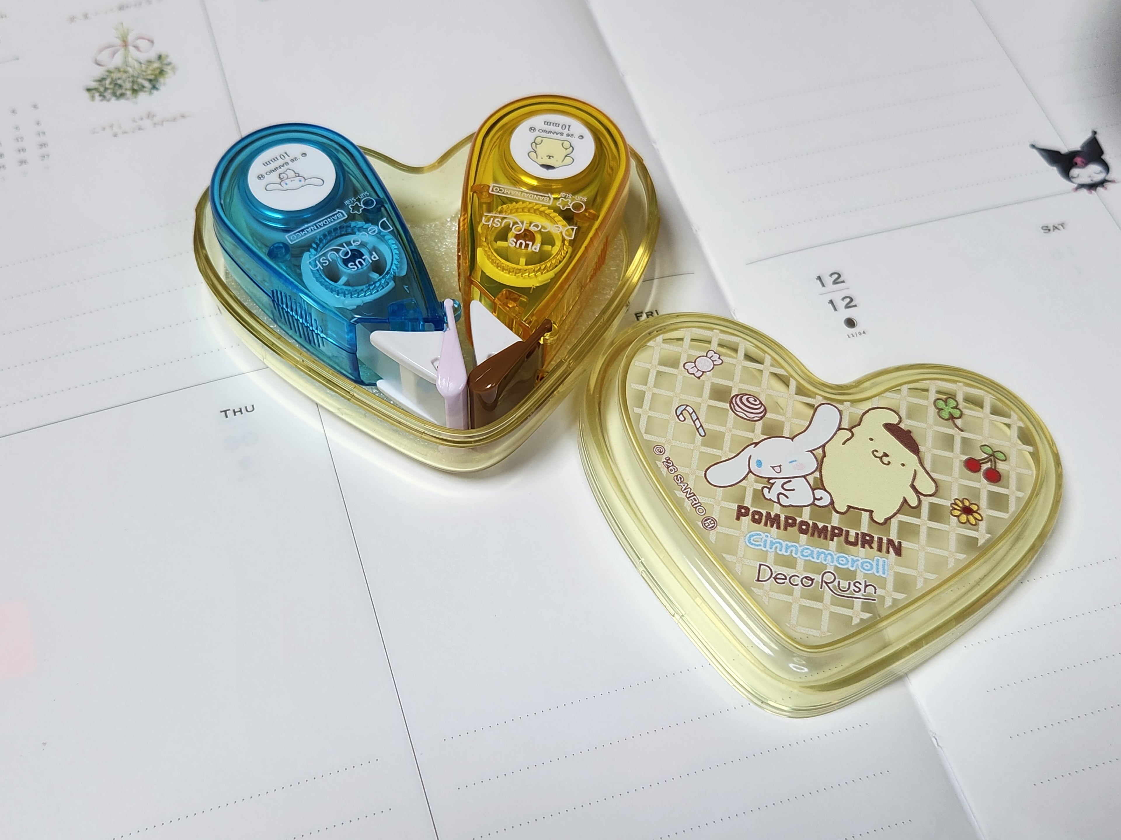 Sanrio Exclusive Washi & Deco Tape Set | For Journaling, Planning & Creative Fun