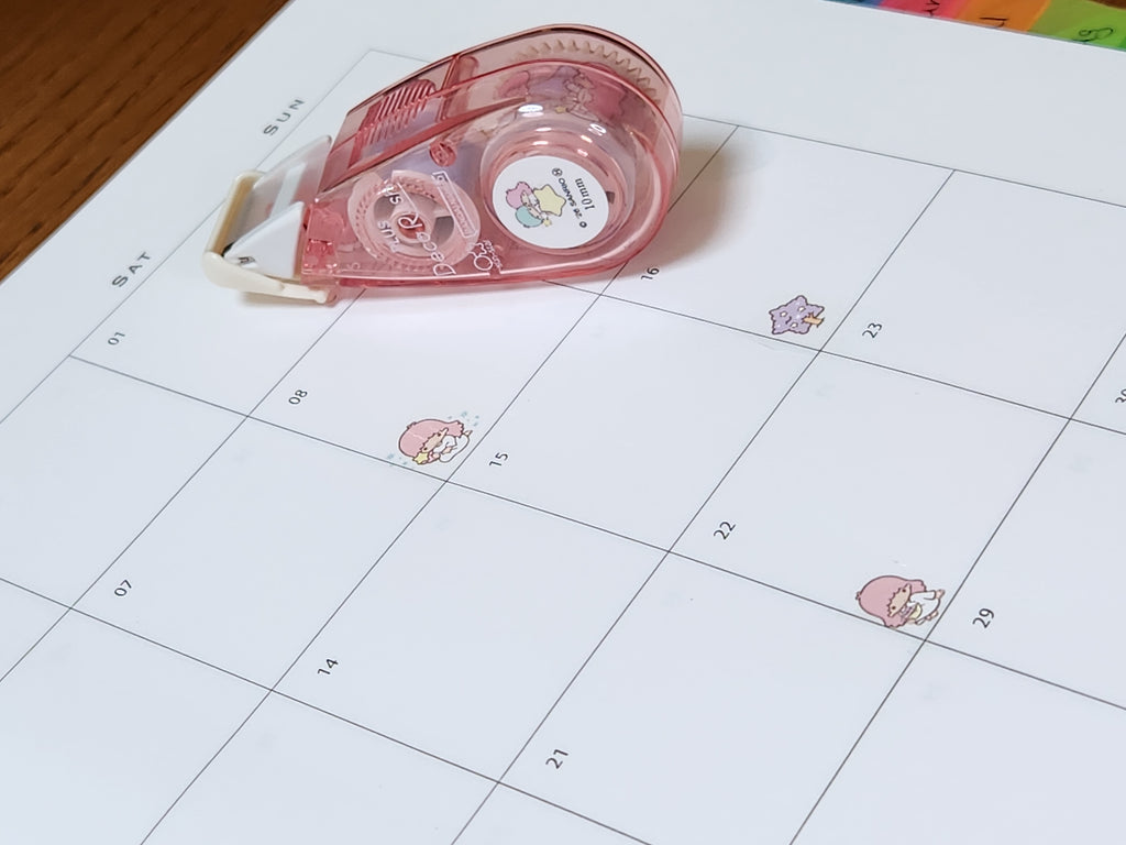 Sanrio Exclusive Washi & Deco Tape Set | For Journaling, Planning & Creative Fun