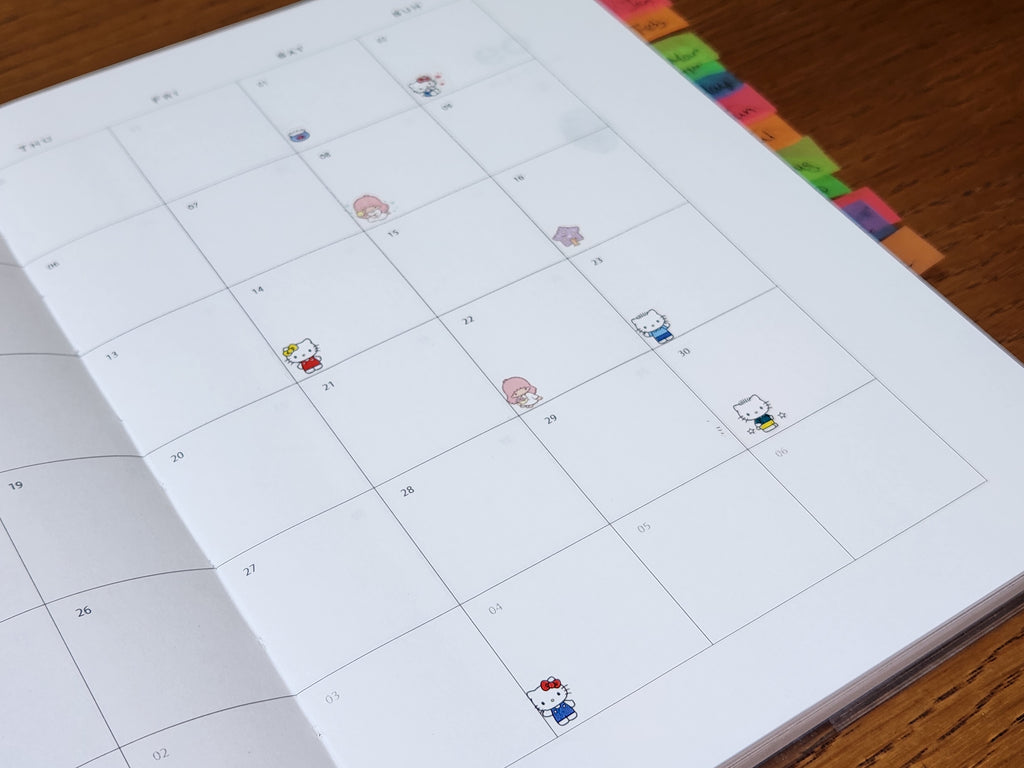 Sanrio Exclusive Washi & Deco Tape Set | For Journaling, Planning & Creative Fun