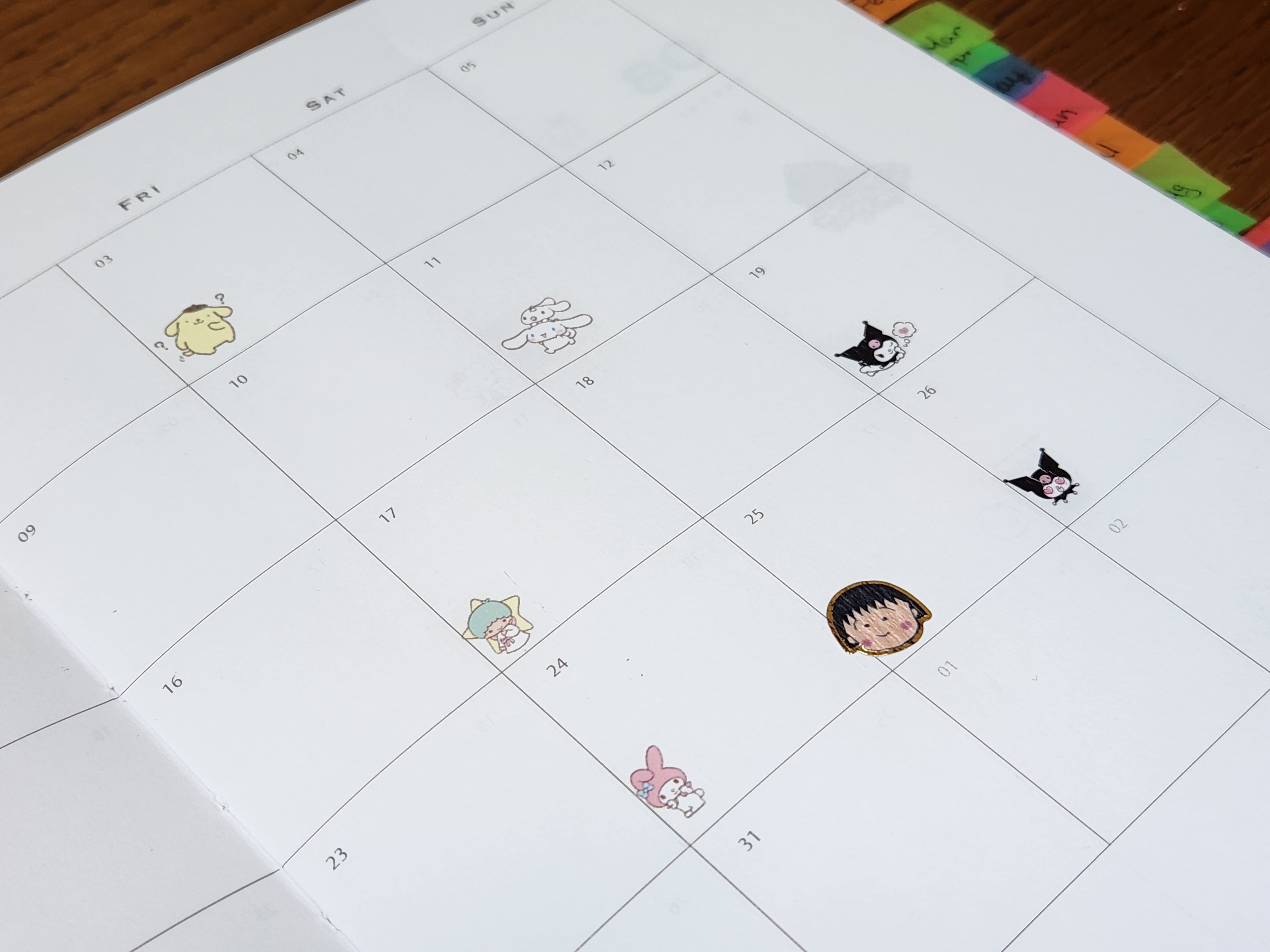 Sanrio Exclusive Washi & Deco Tape Set | For Journaling, Planning & Creative Fun