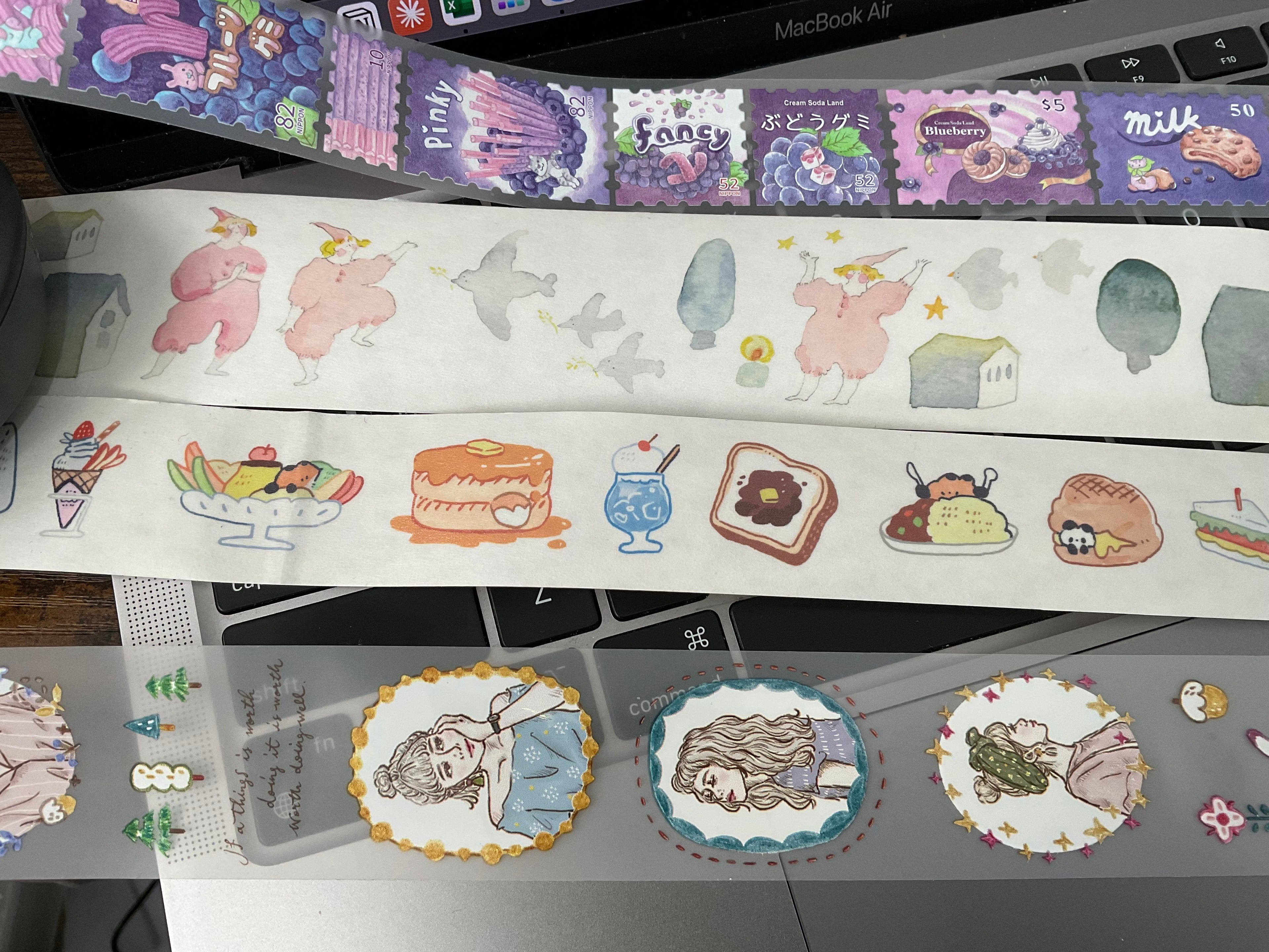 Surprise Washi Bundle | 6Unique Designs | Bullet Journal Decor