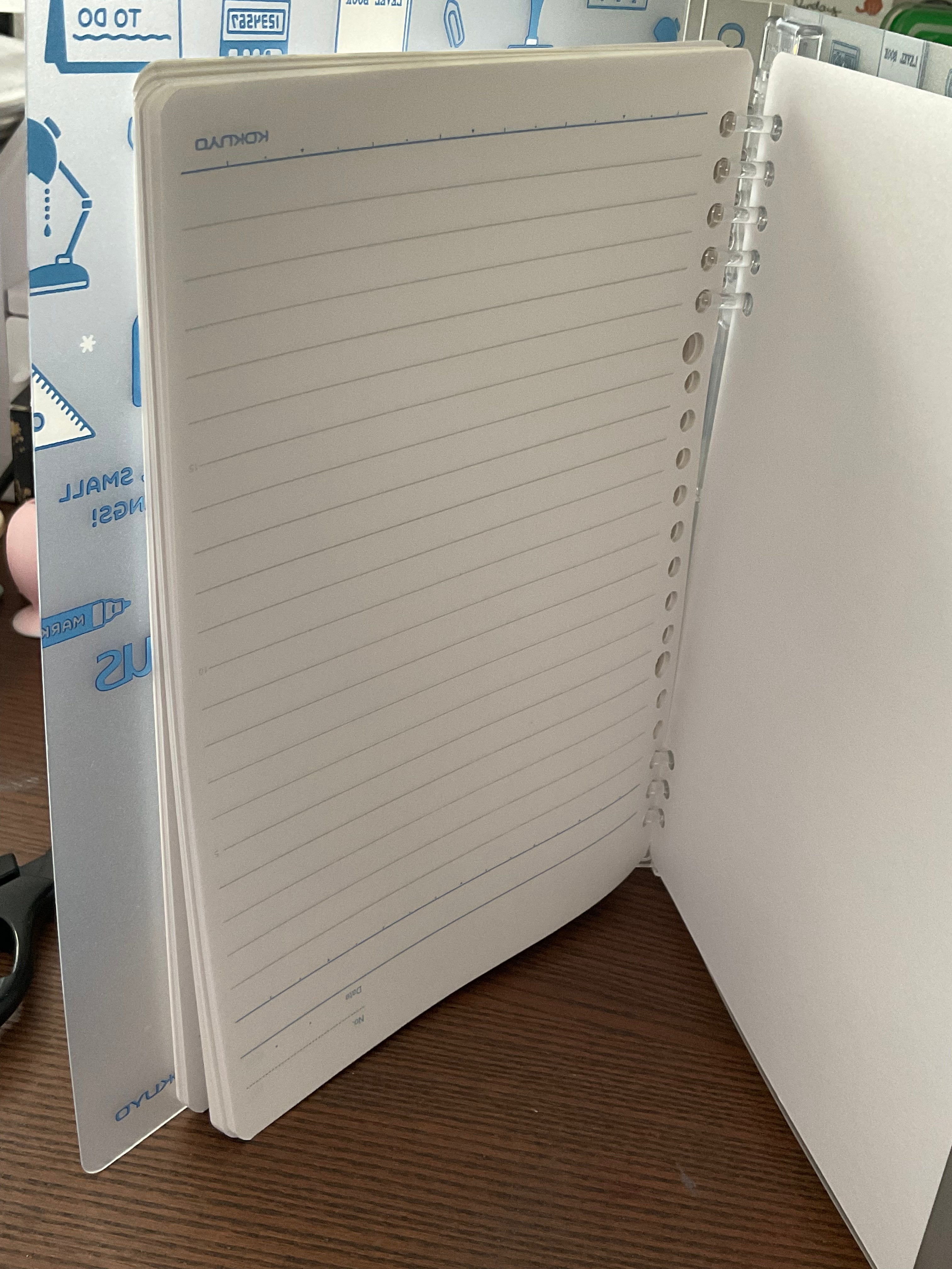 Eric's Kokuyo Campus A5 Smart Ring Binder Set | Gel Pen & Dot Liner Included