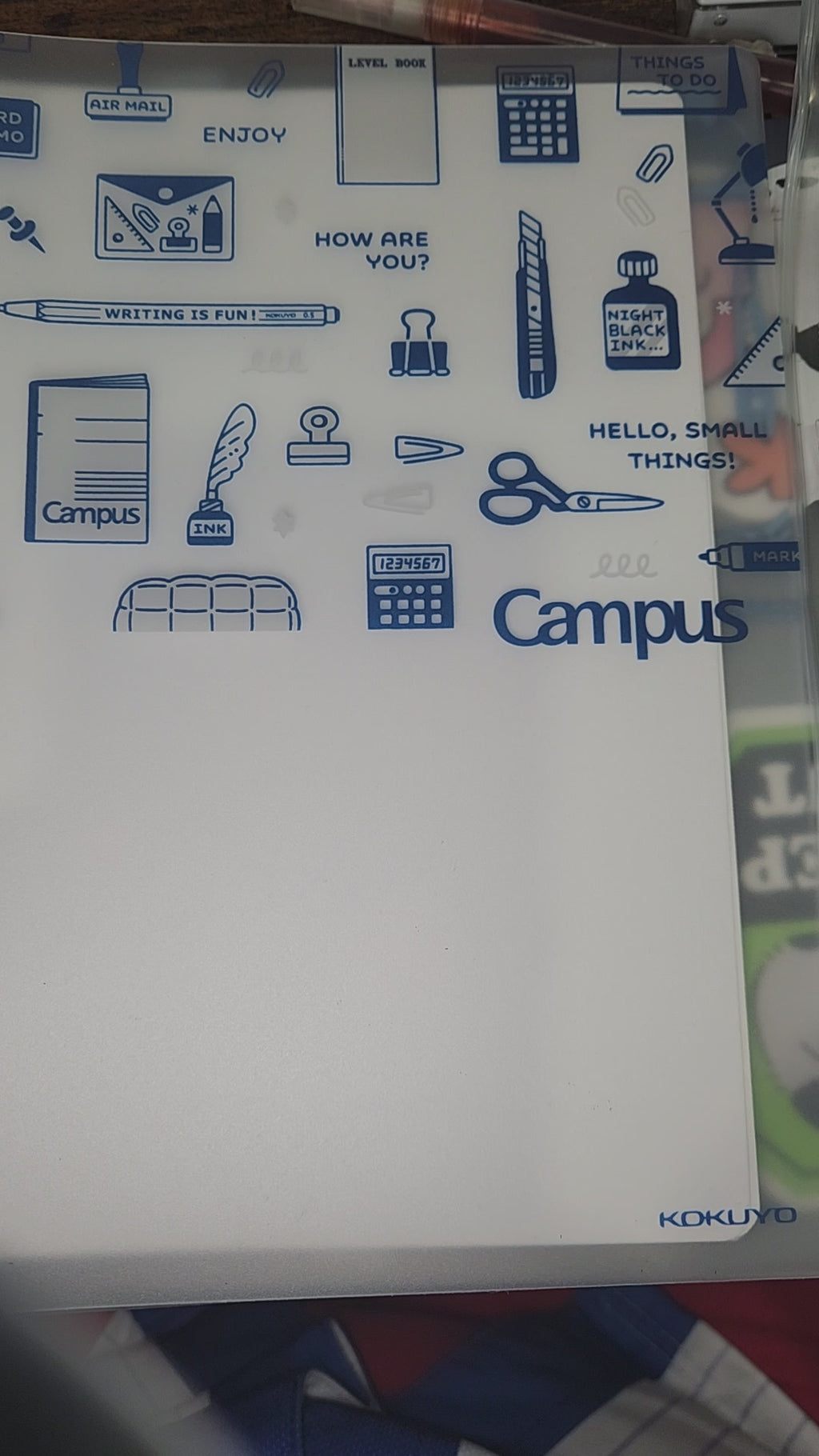 Eric's Kokuyo Campus A5 Smart Ring Binder Set | Gel Pen + Upgrade Set