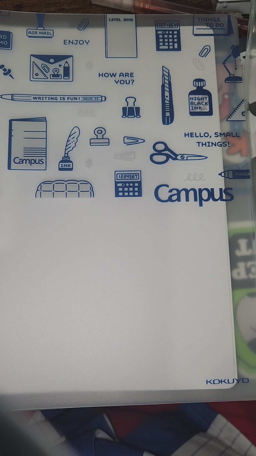 Eric's Kokuyo Campus A5 Smart Ring Binder Set | Gel Pen + Upgrade Set