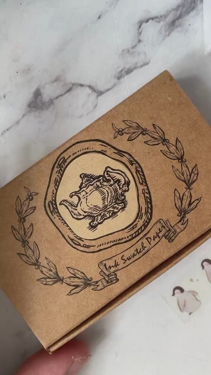 Ink Swatch Paper – Create Your Ink Catalogue | Dominant Industry | Fountain Pen Ink Sample Cards