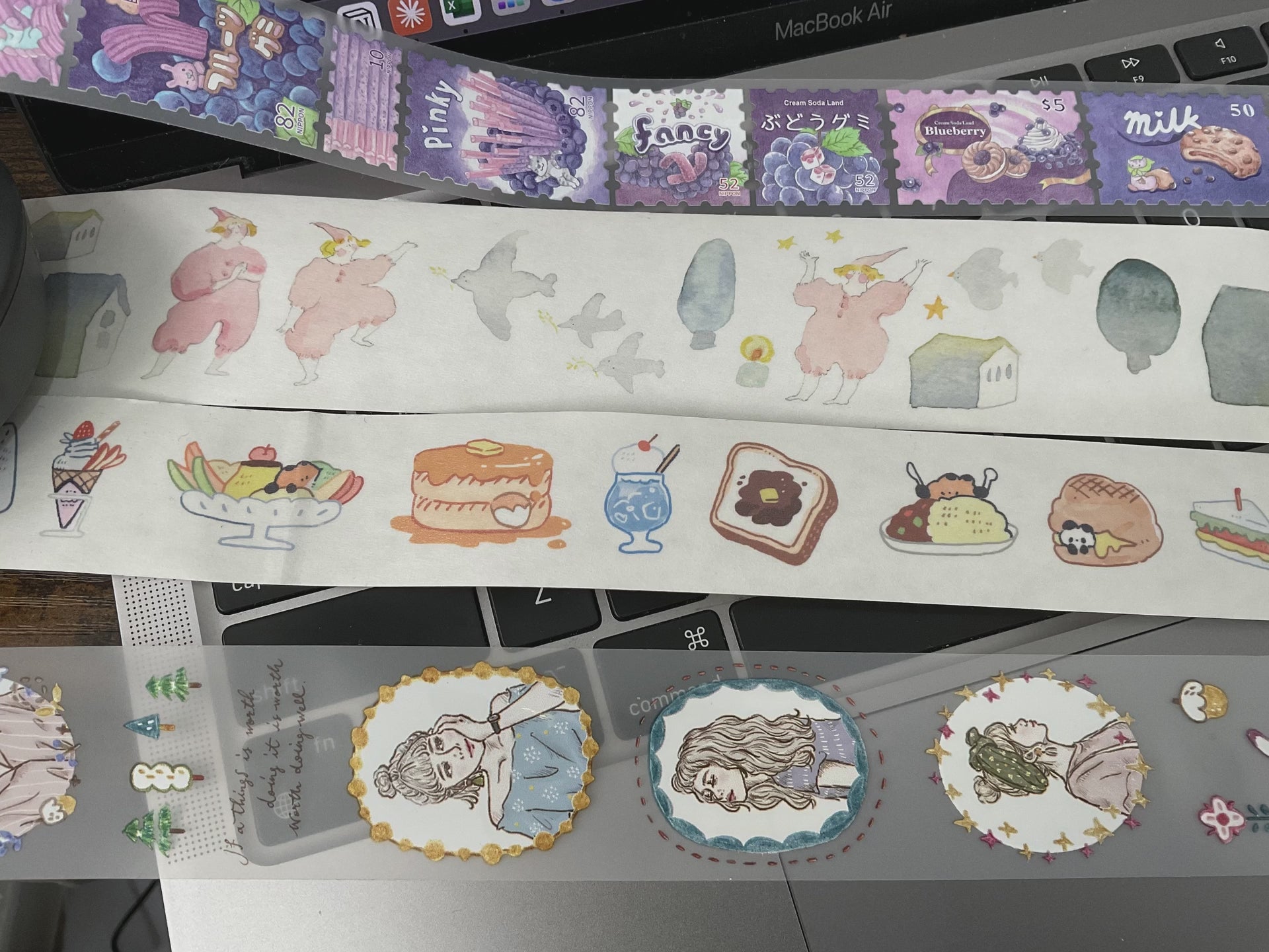 Surprise Washi Bundle | 6Unique Designs | Bullet Journal Decor