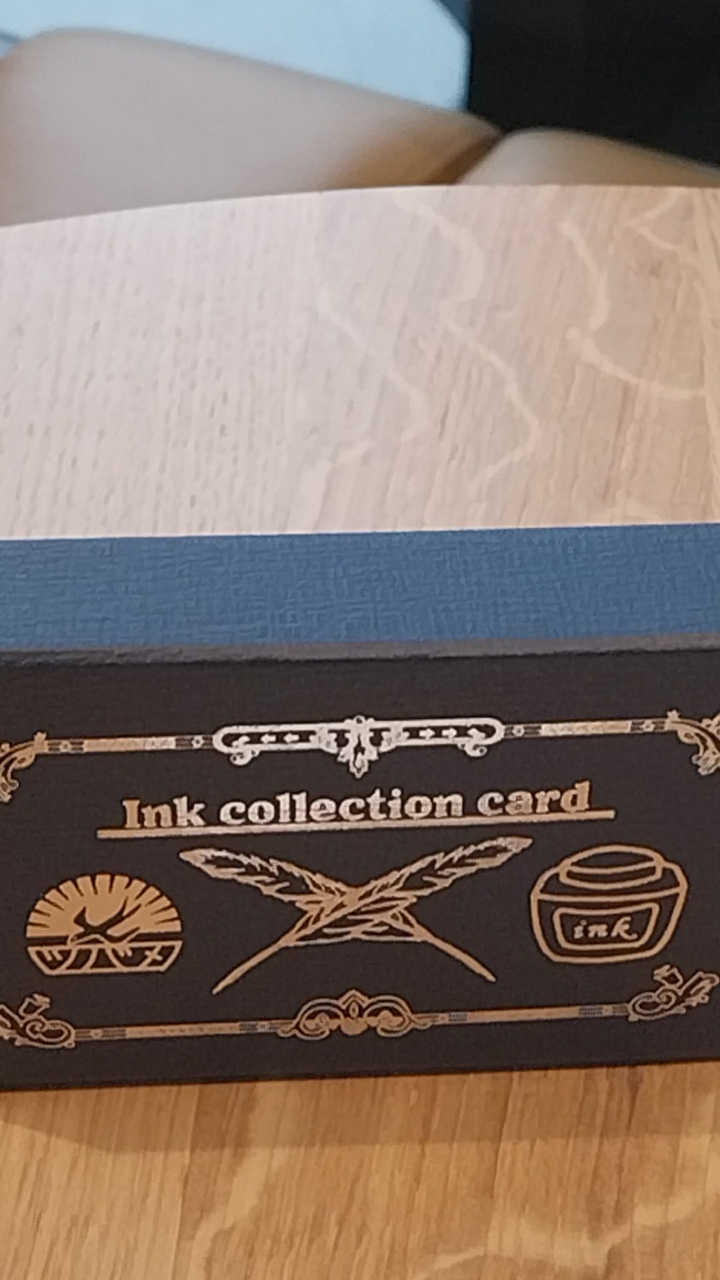 Ink Catalog Set (Ink Swatch Card + Muji Name Card Holder)
